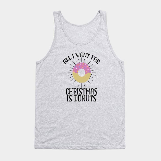 Donuts for Christmas Tank Top by oksmash